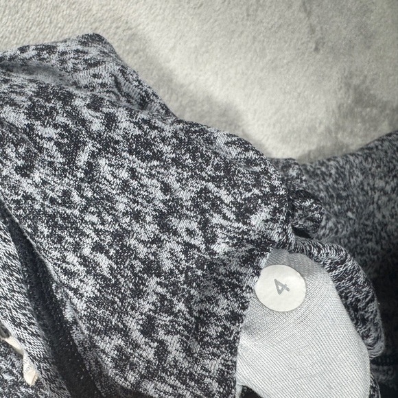 Lululemon Wunder Under Pant Hi-Rise Luon Spray Jacquard White Black Leggings 4 - Picture 14 of 16